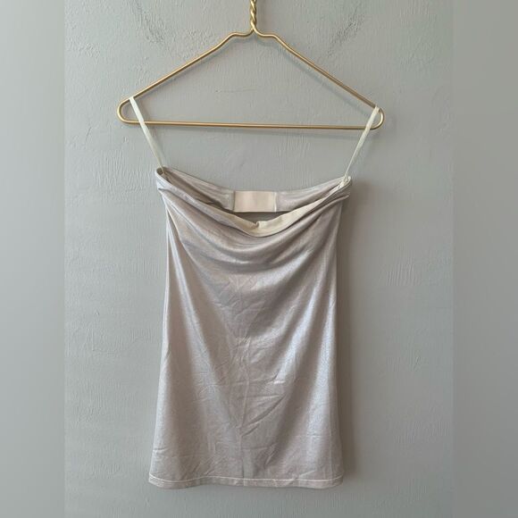Intimately Free People silver sleeveless tank blouse size XS‎ - Picture 8 of 9